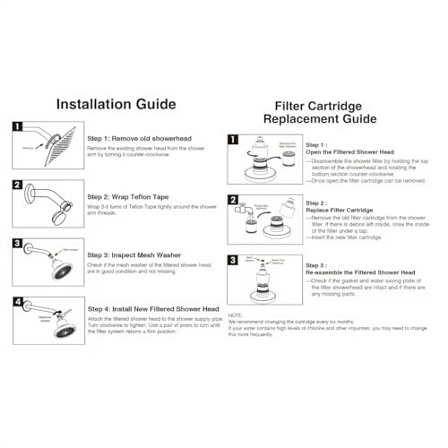 Hard Water Shower Filter
