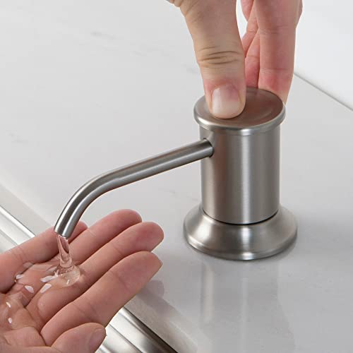 Kitchen Soap and Lotion Dispenser in Spot Free Stainless Steel