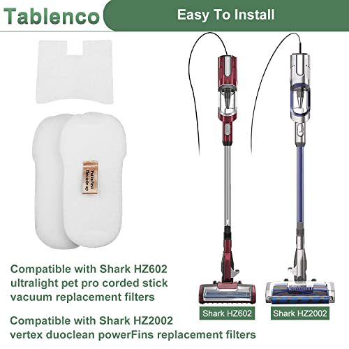 for Shark HZ602 Filter Replacement Ultralight Pet Pro Corded Stick Vacuum