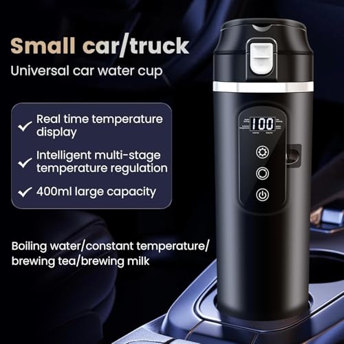 Car Travel Electric Kettle 400ml Heating Mug