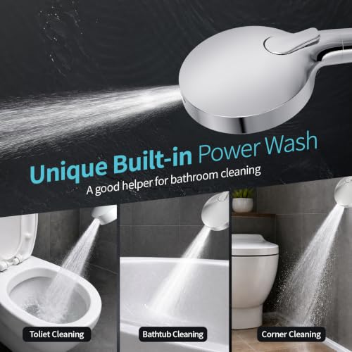High Pressure Filtered Handheld Shower Head 9 Spray（1 filter）