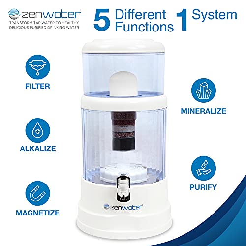 6 Gallon Countertop Gravity Water Filter System
