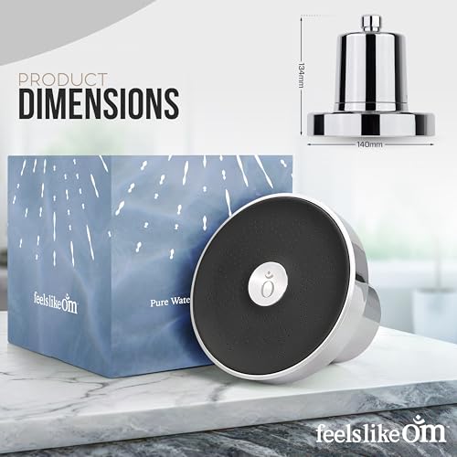 Filtered Shower Head with Water Softener