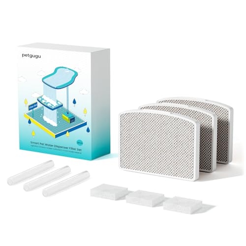 Cat Water Fountain Accessories Replacement Filters for PF1 PF1L Automatic Pet Fountain Filter Set