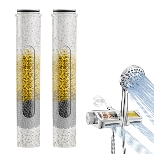 Shower Head Filter Replacement Cartridge for MakeFit Filtered Shower Head with Handheld Combo (2 Count)