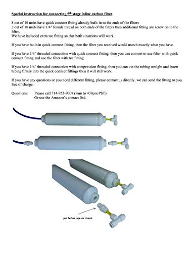 Compatible APEC Ultimate Complete 5 stage high capacity filter set for model ROES