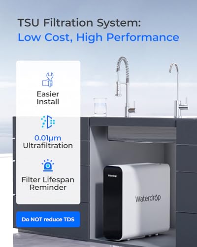 TSU 0.01 Micron Ultra Filtration Under Sink Water Filter System