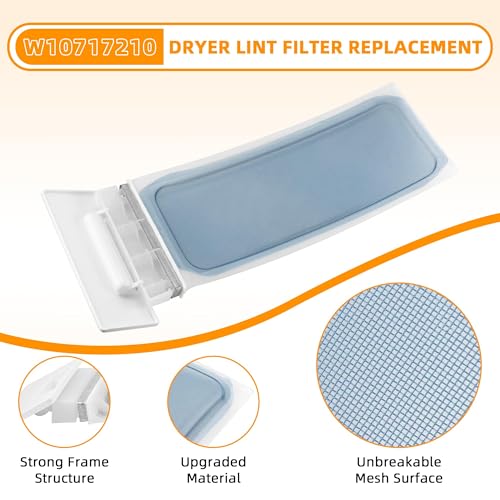 W10717210 W11522758 Dryer Lint Filter Case Screen