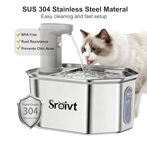Cat Water Fountain Stainless Steel (2.12 Pound)