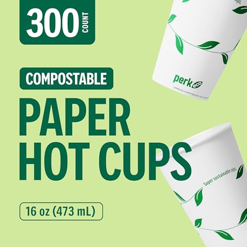 Staples Compostable Paper Hot Cup