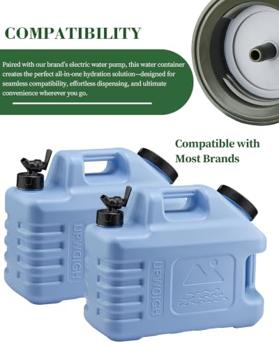 5 Gallon Camping Water Jug with Spigot (2 Count)