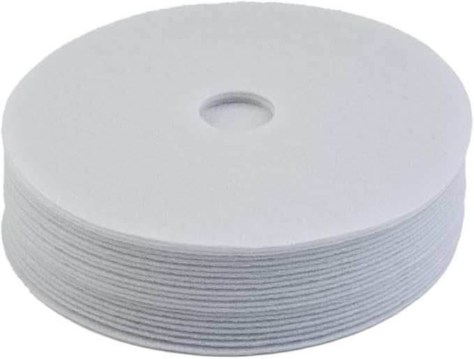 Universal Dryer Exhaust Filter Replacement Kit - 4-Pack Round Disc & Cotton Paper Filters for Panda, Magic Chef, Sonya, Avant Dryers - Lint Removal (227 x 33 mm)