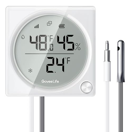 2.0 Refrigerator Thermometer Dual Probes with LCD