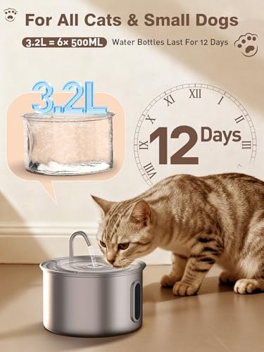 Stainless Steel Cat Water Fountain