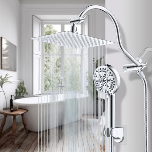 All Metal cUPC Certified High Pressure Rainfall 8'' Shower Head