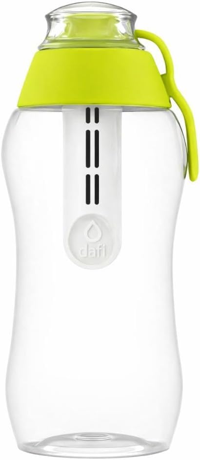 Dafi Sports Water Bottle Filter Replacement - 3-Pack Carbon Water Filters for Dafi Soft & Solid Bottles - Lasts Two Months or 40 Gallons Efficiency - Removes Chlorine Taste - BPA-Free - Colour White
