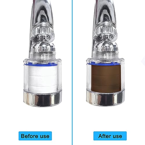 2 Pack 360 Degree Rotating Faucet Filter Sink Water Faucet Filter (2 Count)