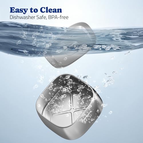 All Stainless Steel Dog Water Bowl No Spill