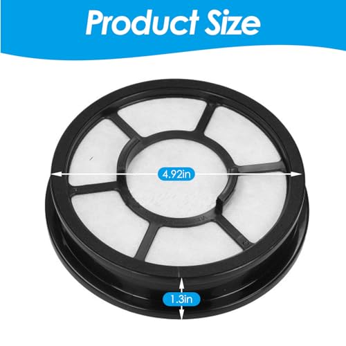 2 Pk HEPA Vacuum Filter Fits for Black+Decker Air Swivel Cleaners BDASV101