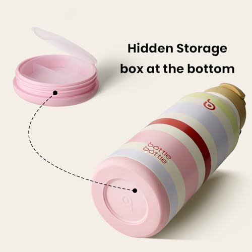 32oz Insulated Water Bottle with Pill Box