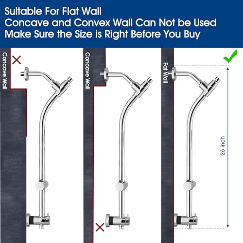 High Pressure Shower Head with Handheld Shower
