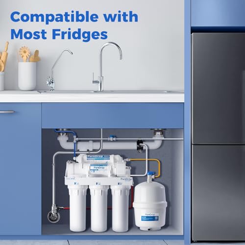 RTW5 5 Stage Reverse Osmosis Water Filter System (384 Ounce)