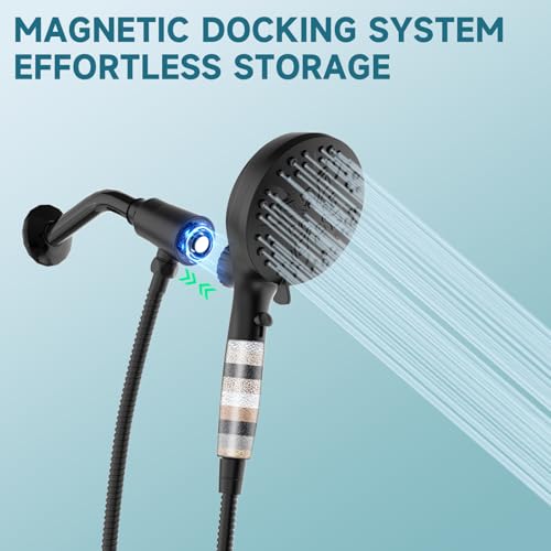 5" Filtered Handheld Shower Head with 10 Spray Modes