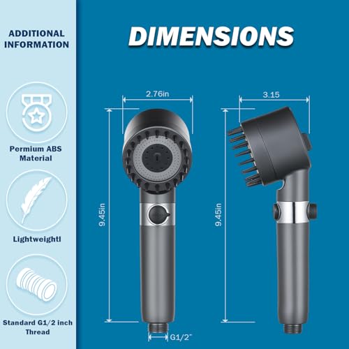 Filtered Shower Head with Handheld (6 Count)