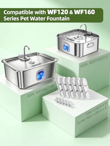 Dog Water Fountain Stainless Steel (6 Count)