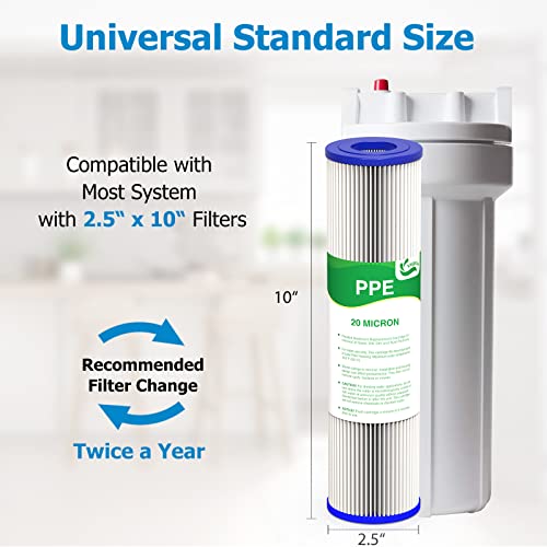 20 Micron Water Filter 10" x 2.5" (4 Count)