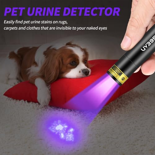 UV Flashlight Black Lights Wood’s Lamp Powerful Mini Portable