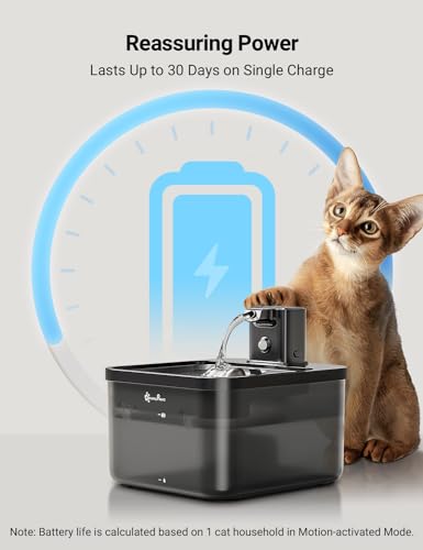 Cat Water Fountain Cordless