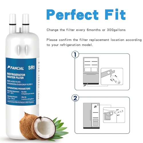Refrigerator Water Filters Replacement for Whirlpool