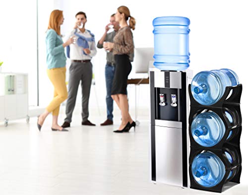 Stackable Water Bottle Storage Rack Best Water Jugs 5 Gallon Organizer. Jug Holder for Kitchen