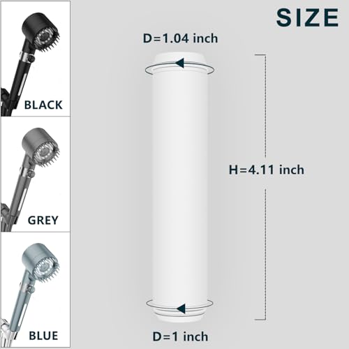 Filter Compatible with PWERAN & Fitespot Handheld Shower Head (3 Count)
