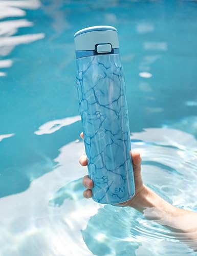Water Bottle with Straw & Handle
