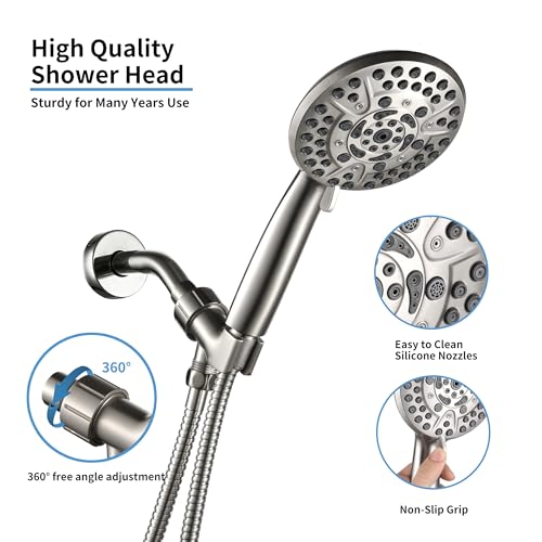 10 Spray Shower Head with Handheld