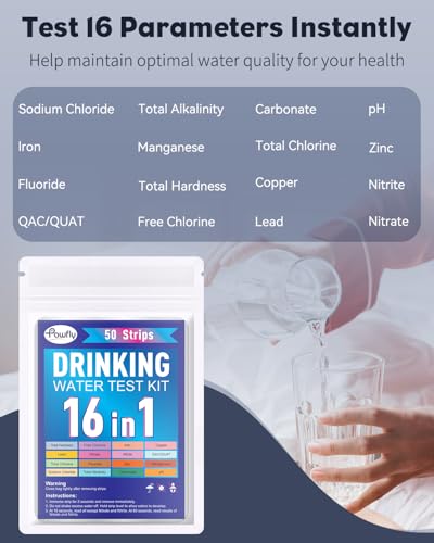 16 in 1 Drinking Water Test Kit (50 Count)