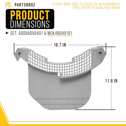 ADQ56656401 Dryer Lint Filter Screen Trap (2 Count)