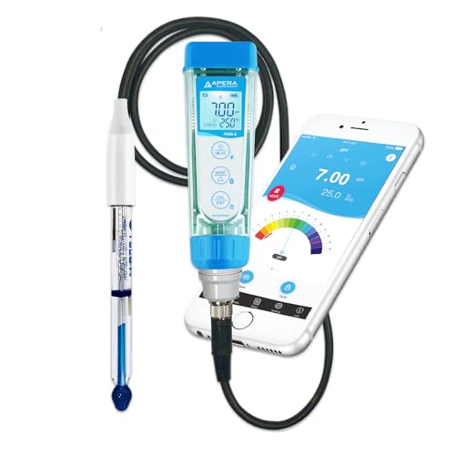 PH60Z PW Smart Handheld pH Meter Tester Kit with LabSen 805 ATC pH Electrode for Lab
