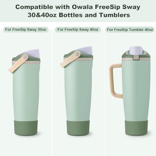 2PCS Silicone Boot for Owala FreeSip Sway 30oz 40oz Bottle