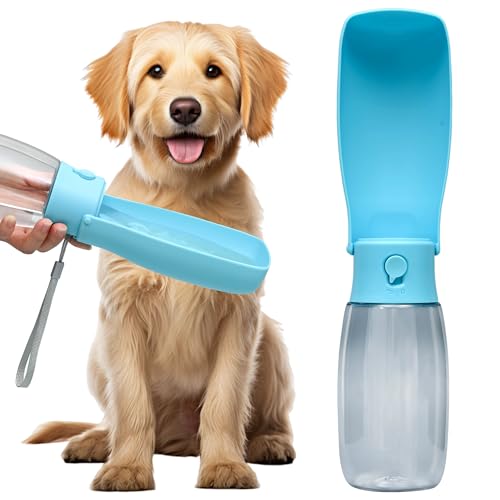 Portable Dog Water Bottle 19oz Blue