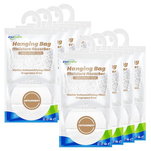 8 Pack Moisture Absorber Hanging Bags (8 Count)