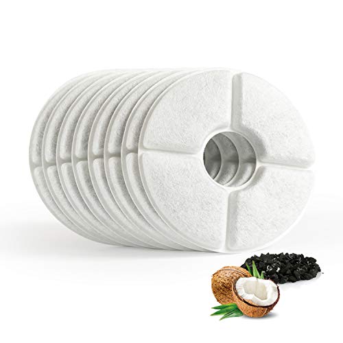 Rarloner Cat Fountain Replacement Filters (8 Count)