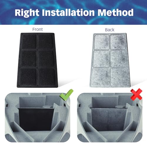 Premium Charcoal Filters for PetSafe Drinkwell Fountains (10 Count)