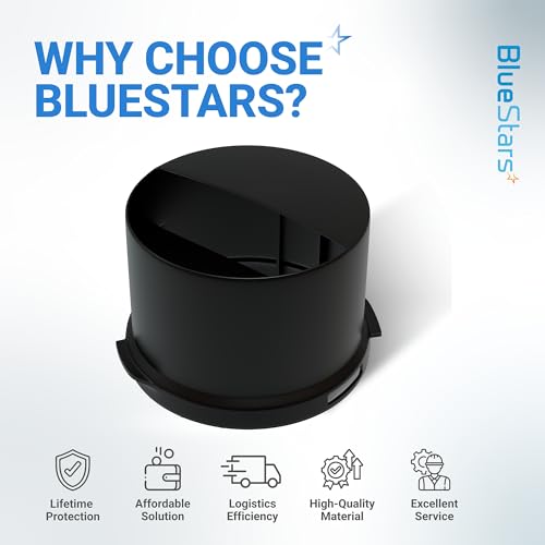 2 Pack] BlueStars 2260502B Refrigerator Water Filter Cap Fits Whirlpool (2 Count)