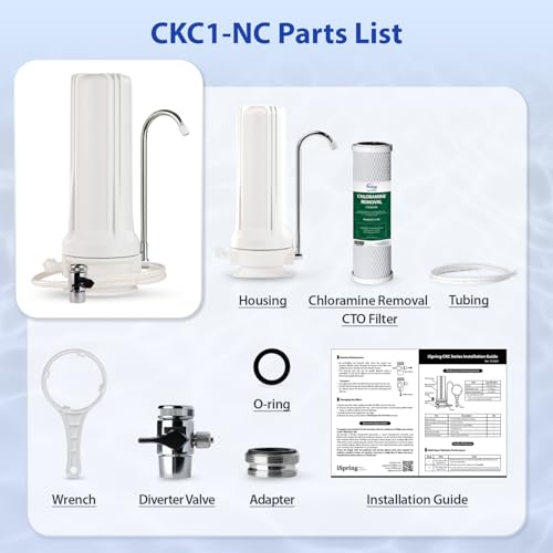 CKC1 NC Chloramine Removal Water Filter for Sink Faucet