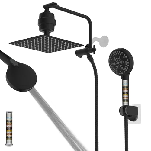 10" Metal Filtered Shower Head with 10