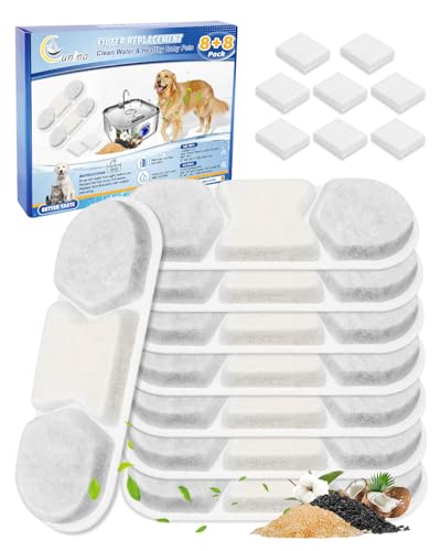 8+8pc Pet Water Fountain Filters Compatible with MAILOFY WF120 (16 Count)