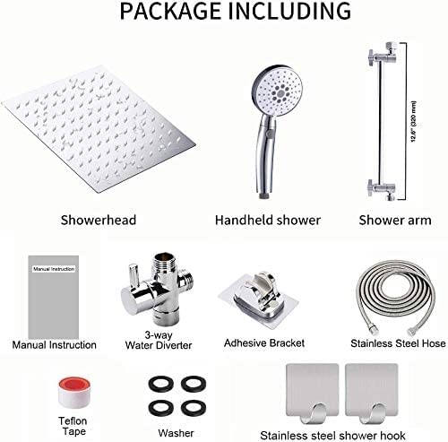 10 Inch Shower Head Combo